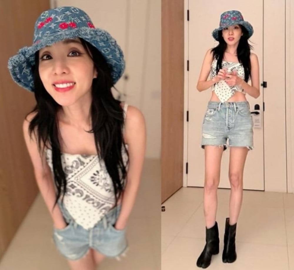 Sandara Park Tampil Memukau dengan Gaya Y2K Musim Panas