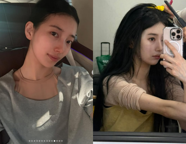 Suzy dengan gaya kasual