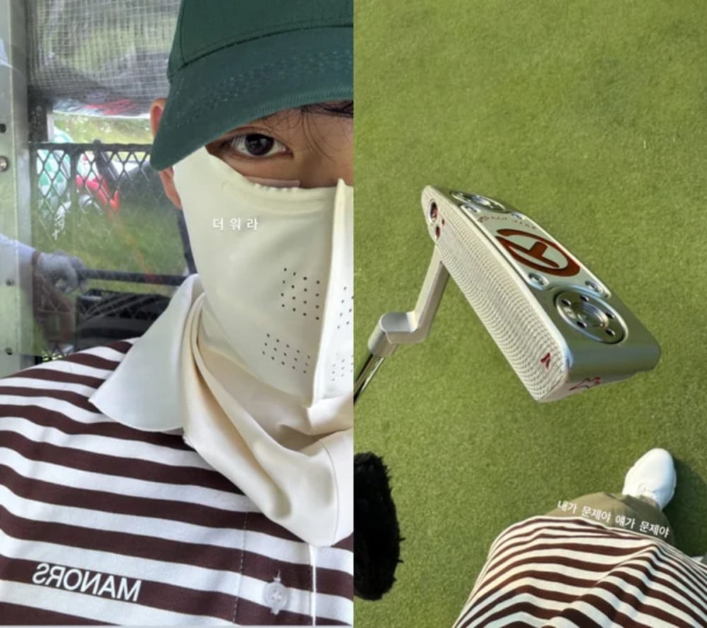 V BTS Bagikan Potret Kegiatan Pasca-Militer dengan Golf