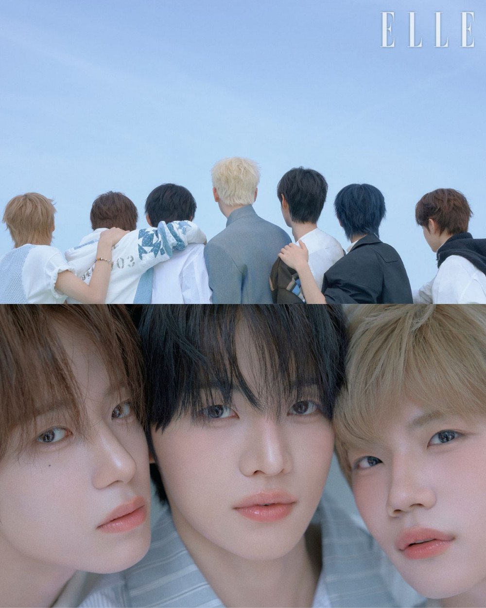 Anggota Close Your Eyes di sesi wawancara Elle