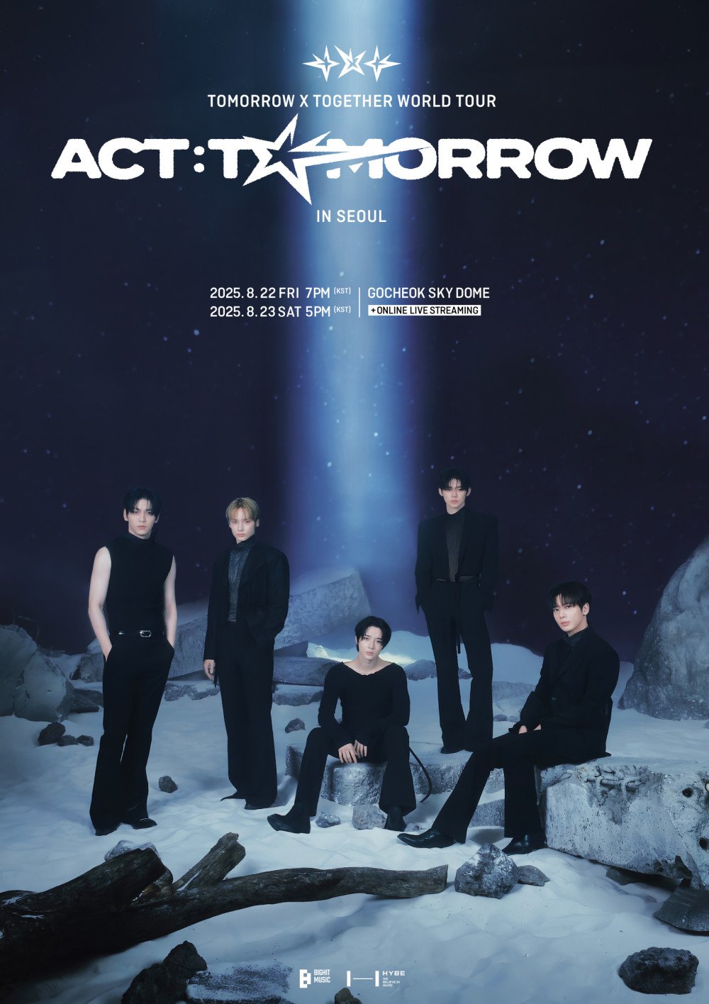 Poster tur dunia TXT ACT : TOMORROW