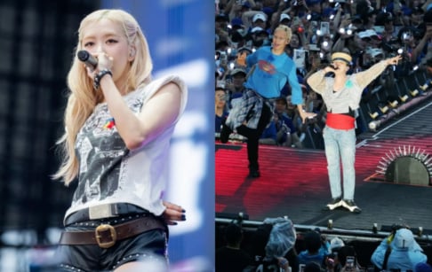 G-Dragon, BLACKPINK, Rosé, Psy