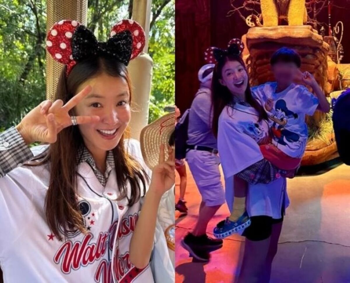 Lee Si Young shares heartwarming moments with son during U.S. trip
