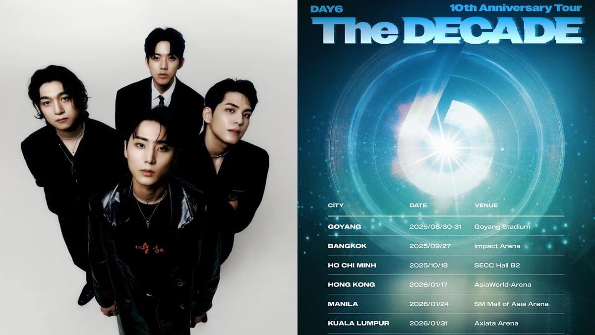 DAY6 announces tour dates for 10th anniversary tour 