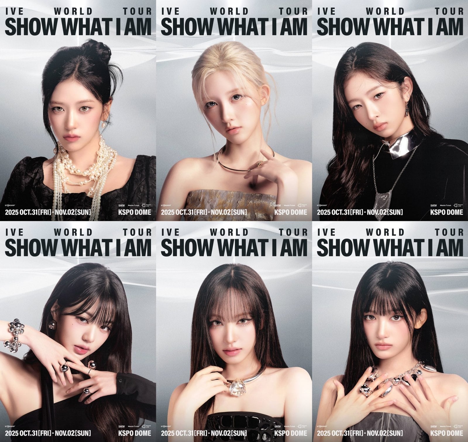 IVE unveils posters for world tour 'Show What I Am', kicking off