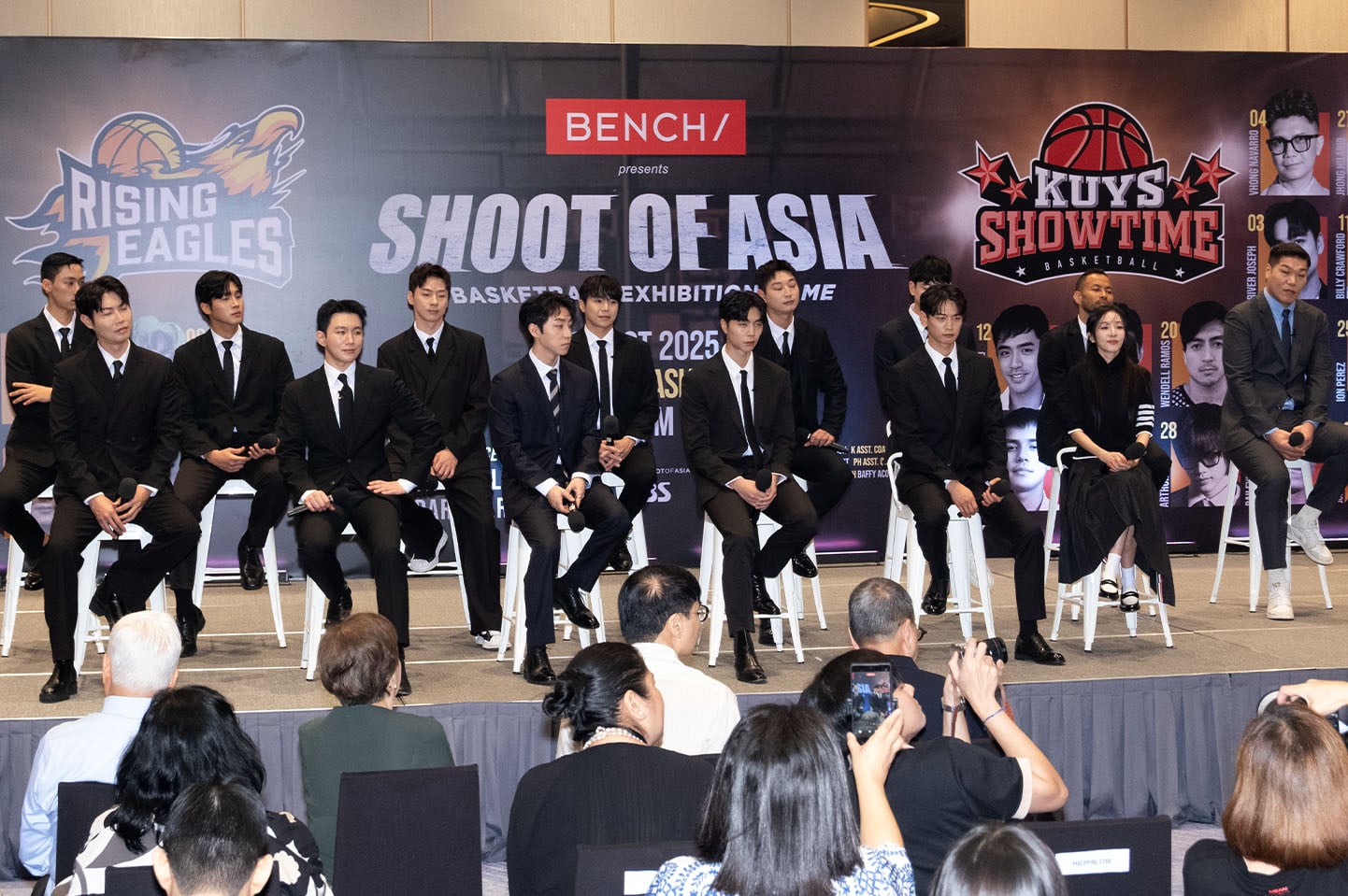 Rising Eagles (มินโฮ, จอห์นนี่, จินวอน) แบ่งปันความคิดเกี่ยวกับการแข่งขันบาสเกตบอล 'Shoot of Asia'