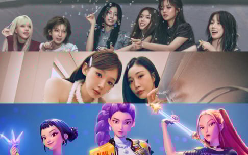 ALLDAY PROJECT, BLACKPINK, Davichi, LE SSERAFIM, Hwa Sa, NMIXX, Roy Kim, WOODZ