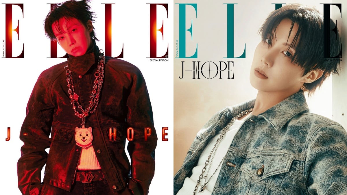 J-Hope แสดงด้านนักดนตรีของเขาในชุด 'Louis Vuitton' สำหรับฉบับพิเศษเดือนธันวาคมของ 'Elle'