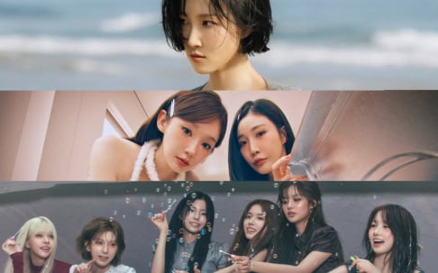 ALLDAY PROJECT, BLACKPINK, Davichi, LE SSERAFIM, Hwa Sa, NMIXX, Roy Kim, WOODZ