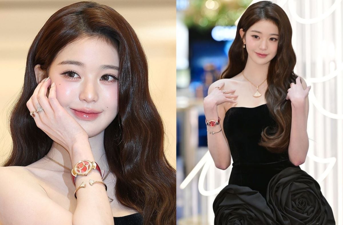 Wonyoung goes viral for her beauty at a recent Bulgari pop-up store event