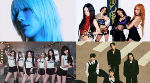 aespa, ALLDAY PROJECT, BABYMONSTER, G-Dragon, BLACKPINK, Jennie, Rosé, BOYNEXTDOOR, DAY6, Hearts2Hearts, IVE, KiiiKiii, Lee Mu jin, WOODZ