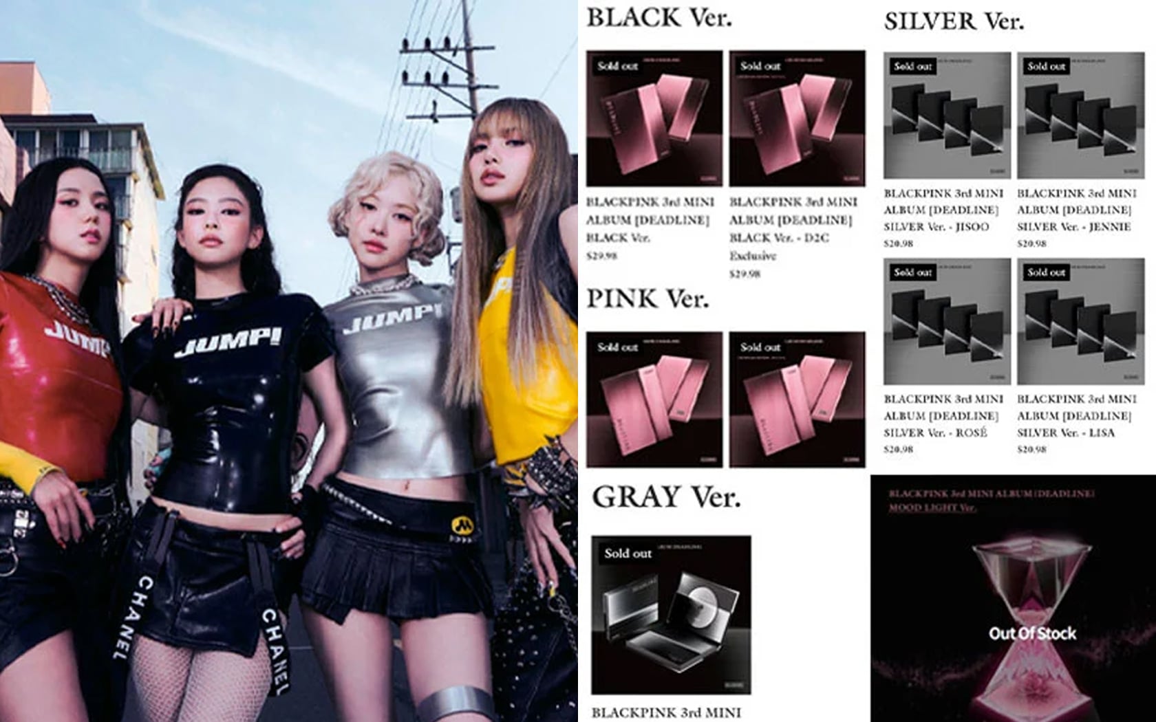 BLACKPINK sells out all versions of their mini album ‘DEADLINE’ in less than 25 minutes during its official pre-sale