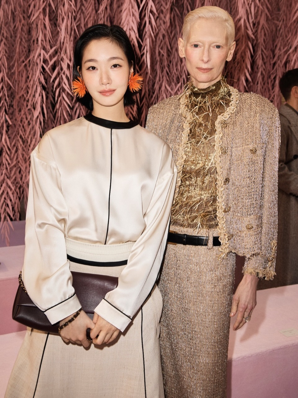 Kim Go Eun và Tilda Swinton giao lưu tại hàng ghế đầu
