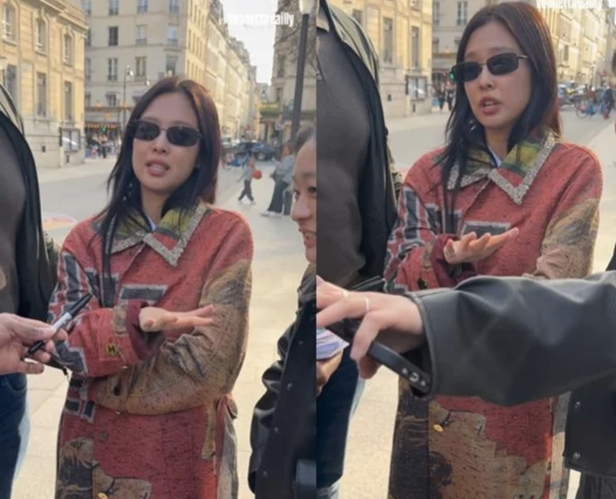 BLACKPINK’s Jennie asks for space after being surrounded by crowd in Paris