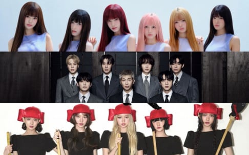 BTS, HANRORO, IVE, KiiiKiii, Hwa Sa, WOODZ